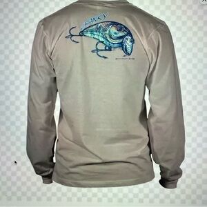Southern Lure Cranky Long Sleeve Shirt with Fish Graphic